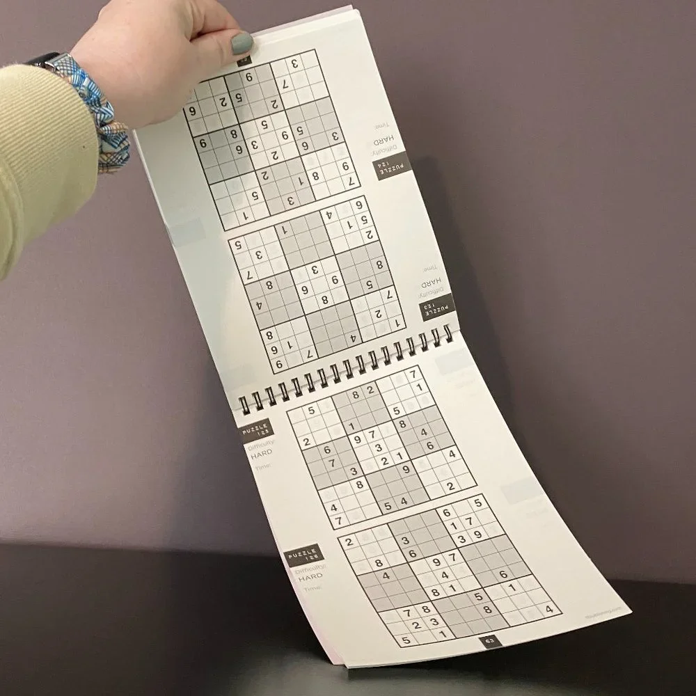 Weekly Task Pad, Magnetic List Pad, and Sudoku Puzzles Trio Pack